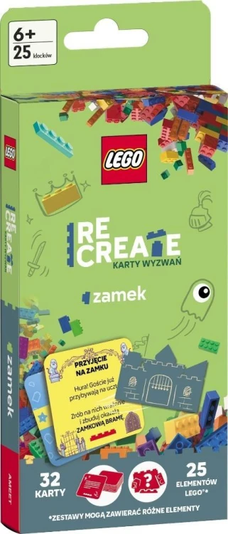 Lego Recreate. Karty Wyzwań. Zamek, LEGO(R)