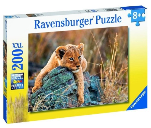 Puzzle 200 Mały lew XXL, Ravensburger