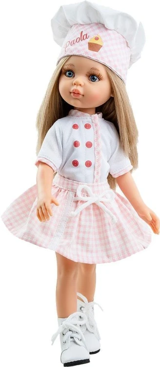 Cudowna hiszpańska lalka Carla Pastelera 32cm