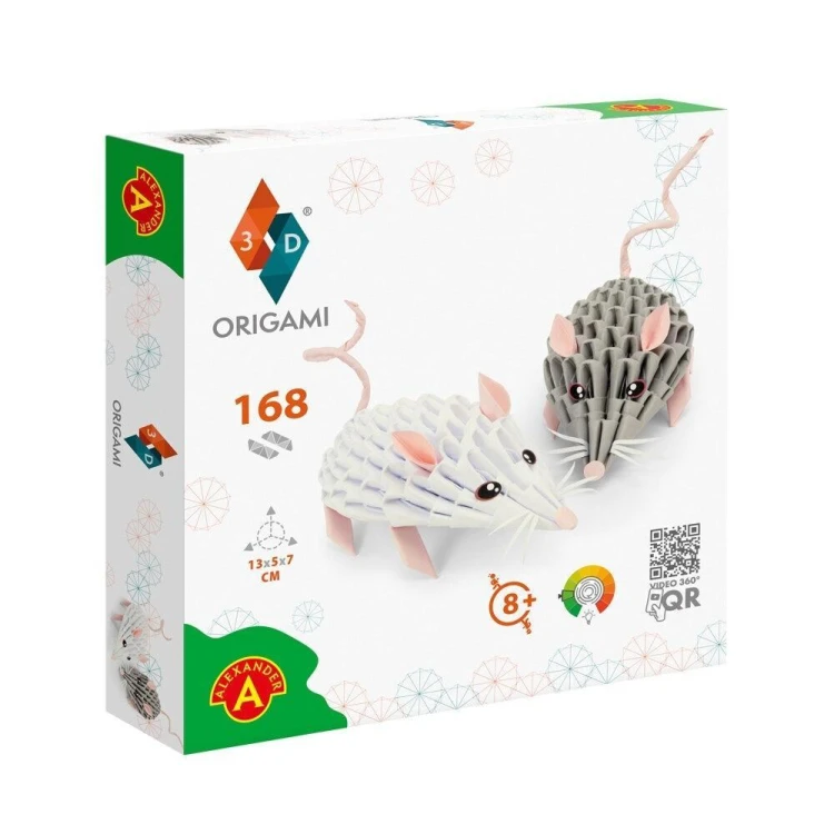 Origami 3D - Myszki ALEX, Alexander