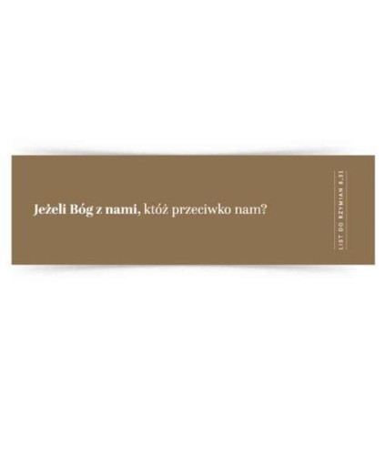 Zakładka duża - Jeżeli Bóg z nami, Szaron