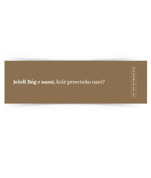 Zakładka duża - Jeżeli Bóg z nami, Szaron