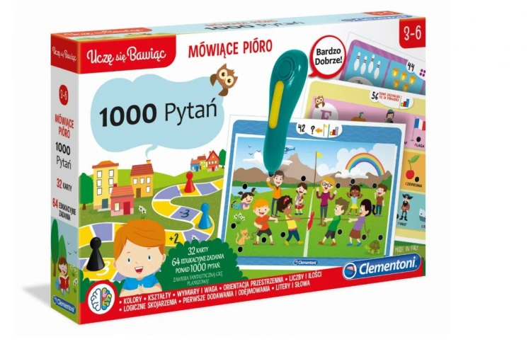 Mówiące Pióro 1000 pytań, Clementoni