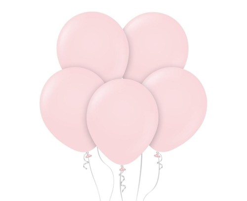 Balony Beauty&amp;Charm makaronowe rózowe 30cm 5szt