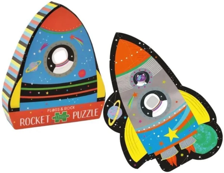 Puzzle rakieta 12el, Floss &amp; Rock