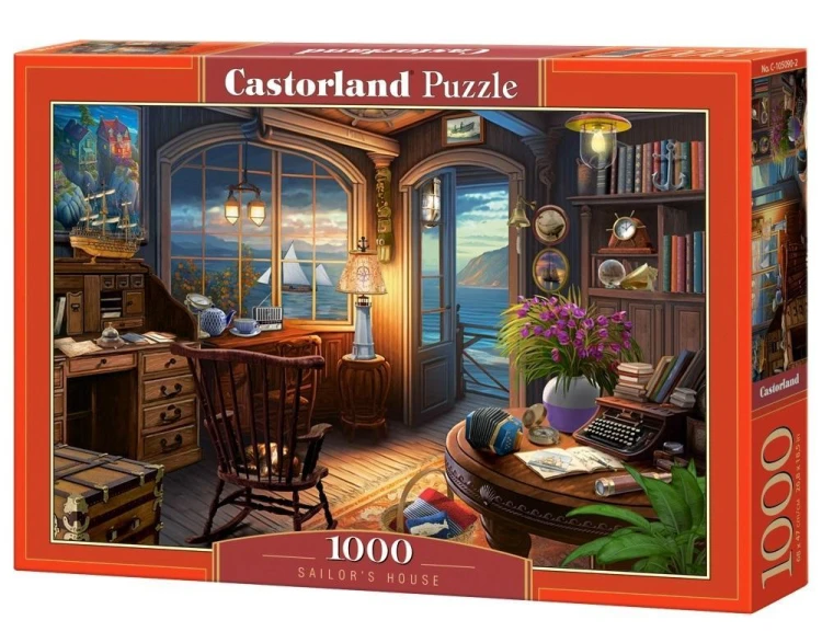 Puzzle 1000 Sailor's House CASTOR, Castorland