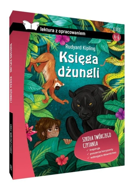 Księga dżungli z opracowaniem TW, Rudyard Kipling