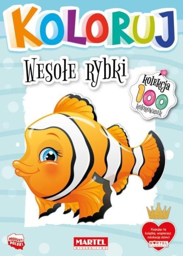 Koloruj - Wesołe rybki, praca zbiorowa