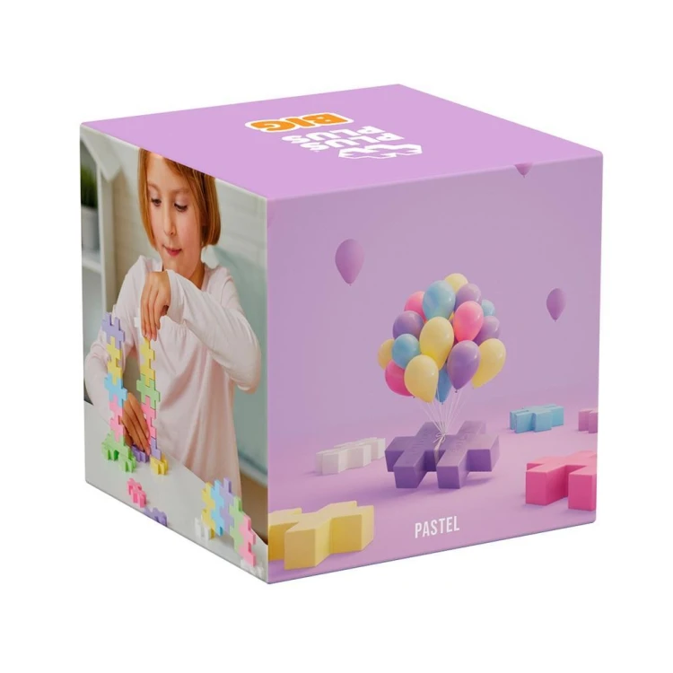 Klocki Plus-Plus Big Pastelowe 100el, Plus-Plus