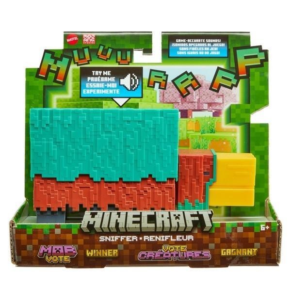 Minecraft Niuchacz Figurka z dźwiękami, Mattel