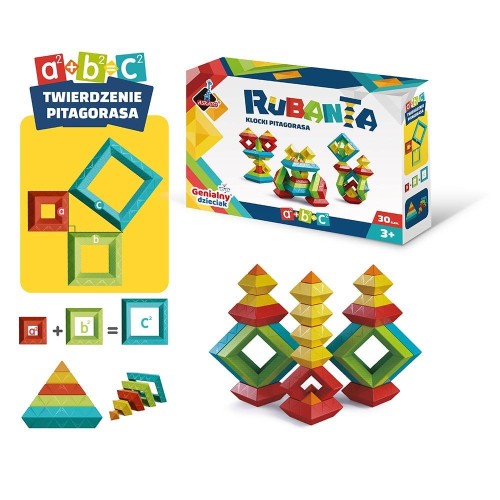 Rubanta klocki Pitagorasa 30 el., Askato