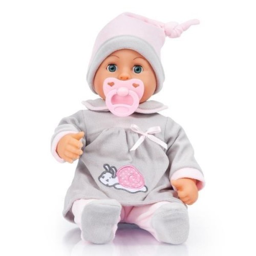 Lalka First Words Baby szara, Bayer Design