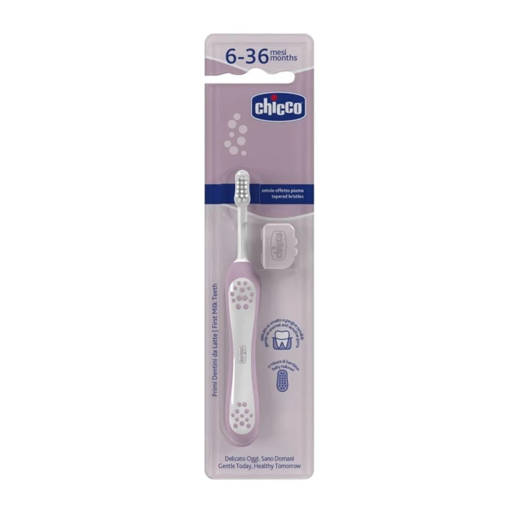 Szczoteczka do zębów lila 6-36m, Chicco