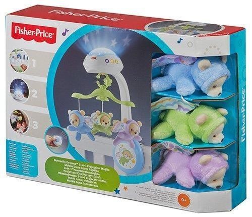 Karuzelka z misiami 3w1, Mattel
