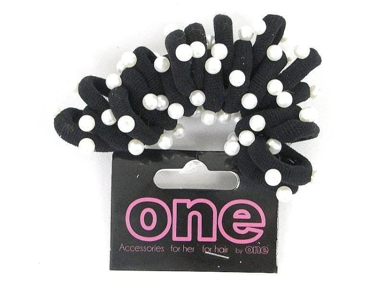 Gumka do włosów z perełkami 18szt, ADAR