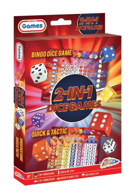 Gra 2w1 kości i Bingo, Grafix