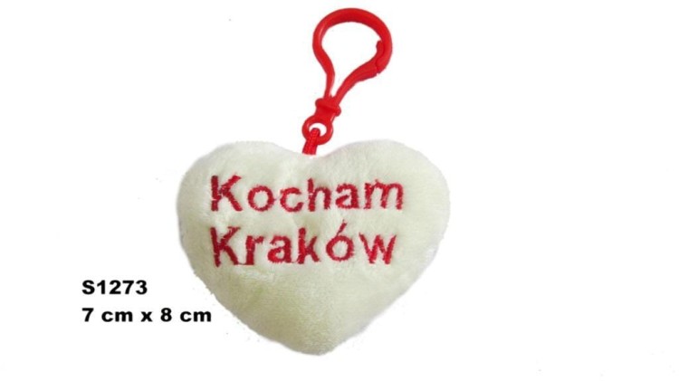 Brelok serce kocham Kraków, Sun-Day