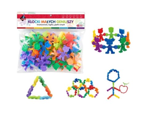 Klocki - puzzle 34 elementy, Askato