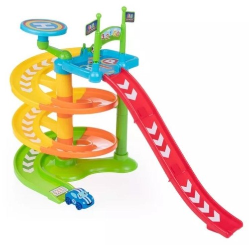 Flota miejska Tiny - Zjeżdżalnia z autkiem, Dumel