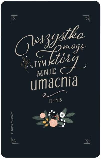 Magnes na lodówkę - Wszystko mogę lux, Szaron