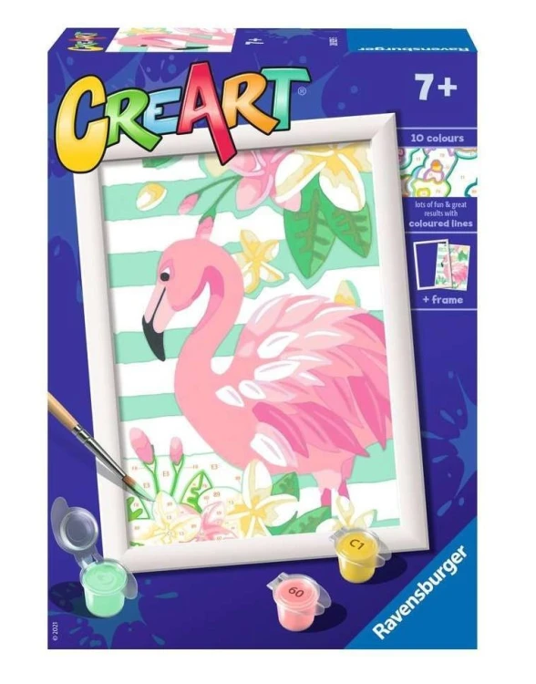 CreArt dla dzieci: Różowy flaming, Ravensburger