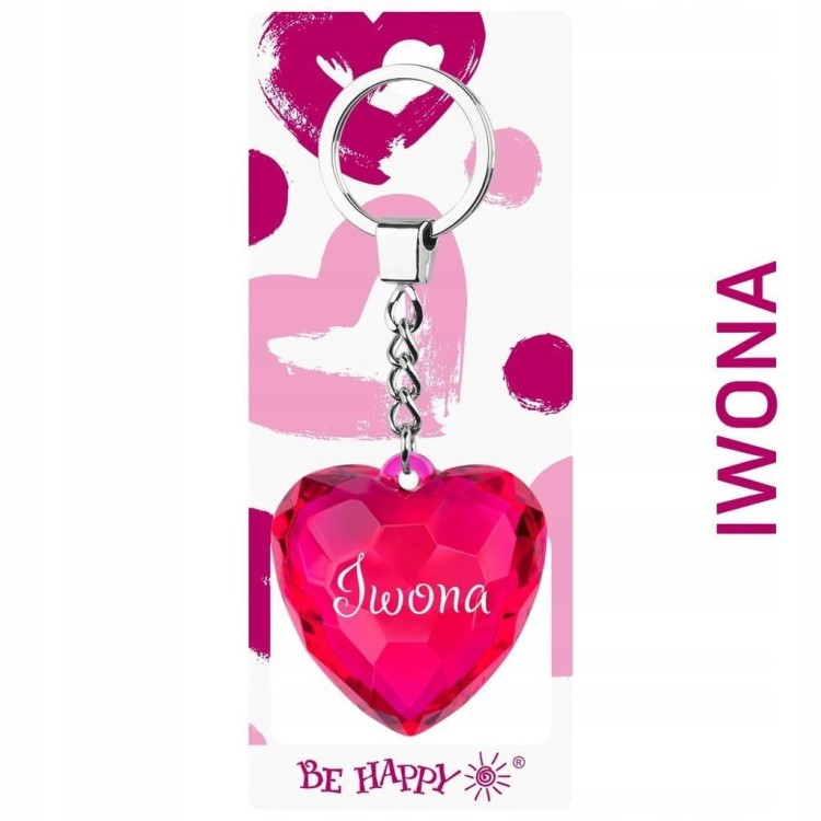 Brelok Serce Iwona, Be-Happy Gifts