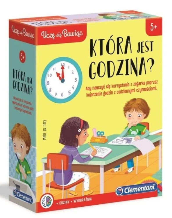 Uczę się bawiąc. Która jest godzina?, Clementoni