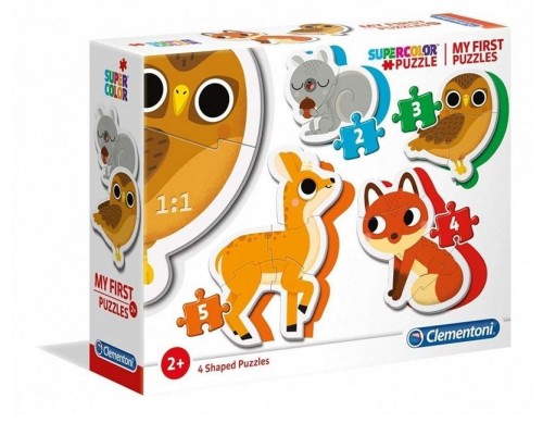 Moje Pierwsze Puzzle Forest animals, Clementoni