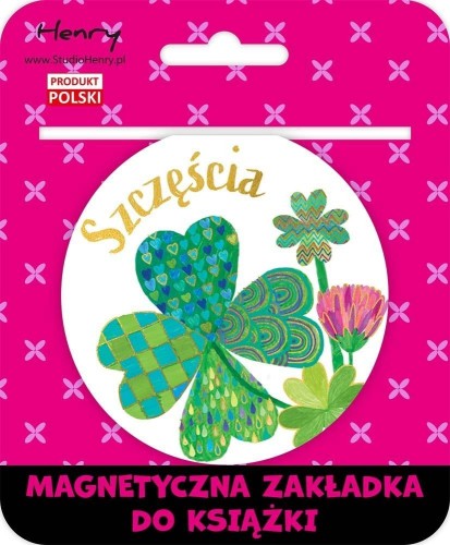 Zakładka magnetyczna kulka 2 koniczyna, Henry