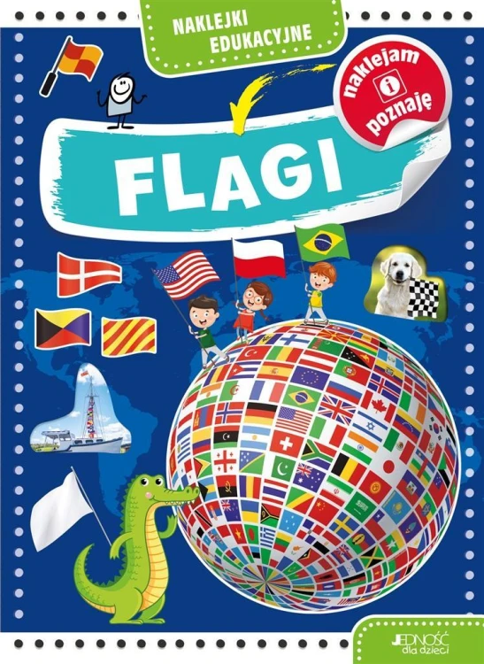 Flagi. Naklejki edukacyjne, Dorota Skwark