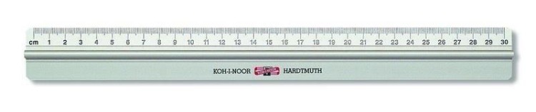 Linijka 30cm metalowa z uchwytem, Koh-I-Noor