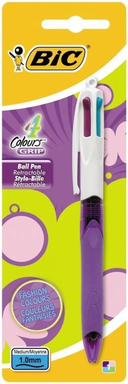 Długopis 4 Colours Grip Fashion bls BIC, BIC