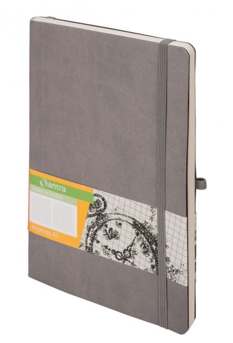Notes A5 Kratka Impresja Szary ANTRA, Antra