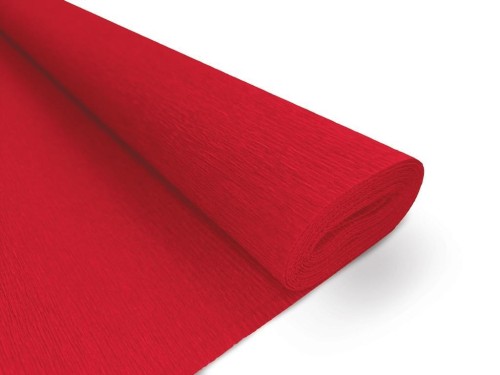 Krepina premium 107 200x50cm czerwony, INTERDRUK