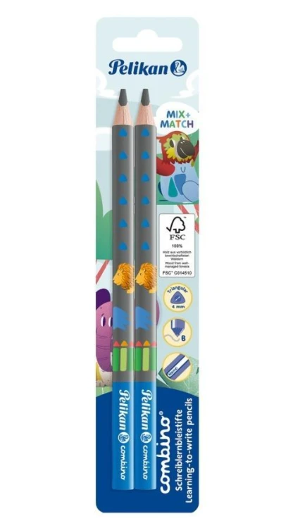 Ołówek Combino blue 2szt, PELIKAN