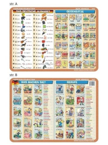 Podkładka edu. 043 -Das Alphabet, die Gegenstze..