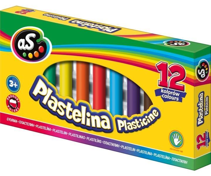 Plastelina 12 kolorów AS, ASTRA papiernicze