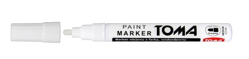 Marker olejowy biały TOMA, TOMA