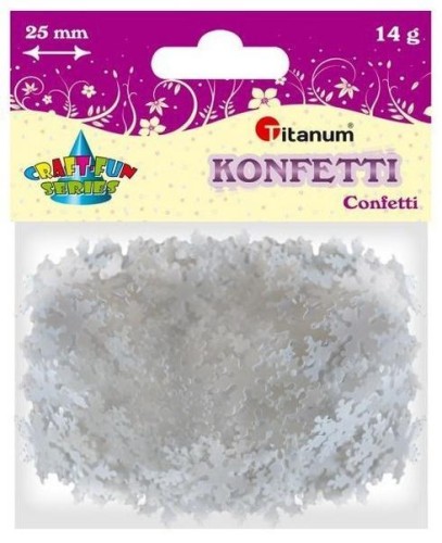 Konfetti płatki śniegu 14g, Titanum