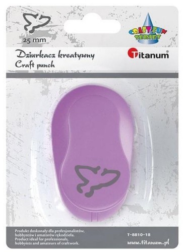 Dziurkacz z motywem Gołąb obrys 25 mm, Titanum