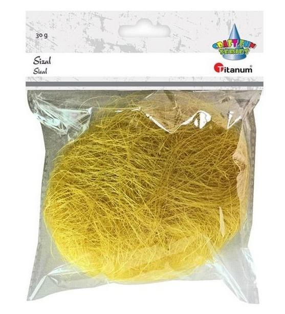 Sizal 30g żółty, Titanum