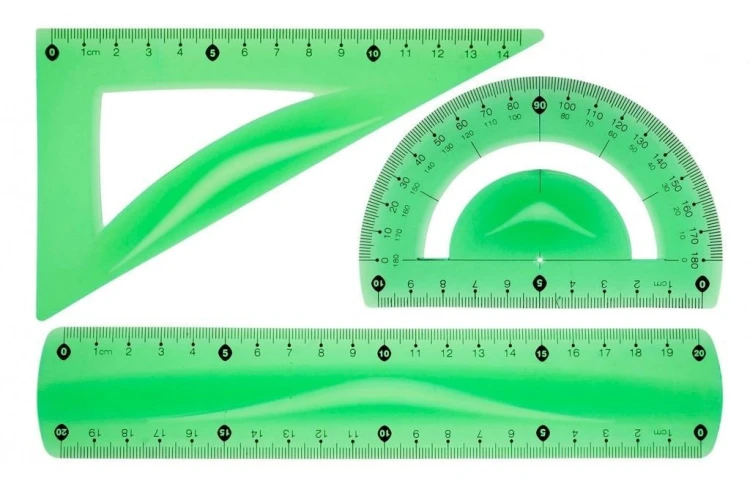 Zestaw geometryczny zielony BL010-ZK, Tetis