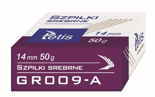 Szpilki srebrne 14 mm 59g GR009-A, Tetis