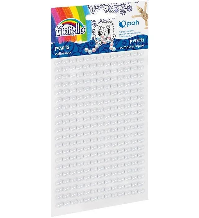 Perełki samoprzylepne białe FIORELLO, Fiorello