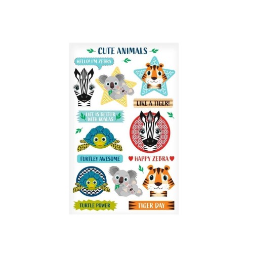 Naklejki ozdobne Cute Animals 3szt., HERLITZ