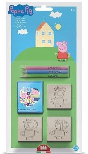 Świnka Peppa - pieczątki 3szt, Multiprint