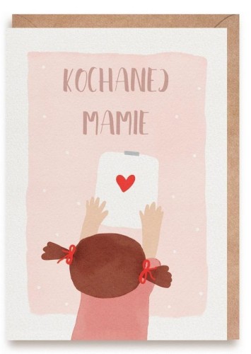Kartka okolicznościowa Dzień Mamy, eko K171