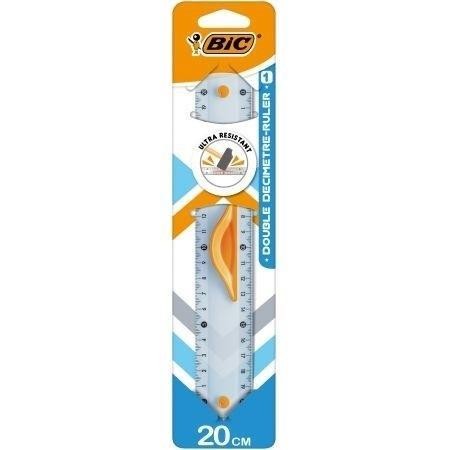 Linijka 20cm Double Ruler 1szt BIC, BIC
