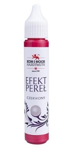 Pisak z efektem perłowym czerwony 30ml, Koh-I-Noor