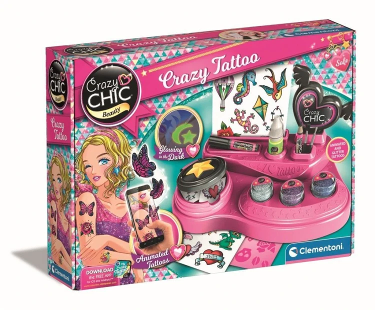Crazy Chic. Szalone tatuaże, Clementoni